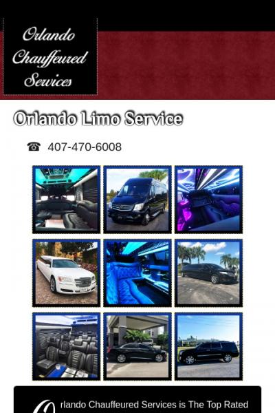 Orlando Chauffeured Services 480x800
